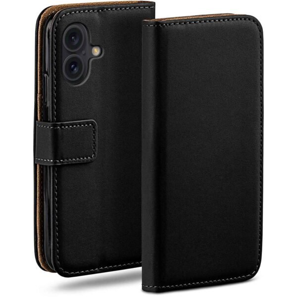 The moex® Book Case for Apple iPhone 16 offers premium protection with a stylish, functional design.