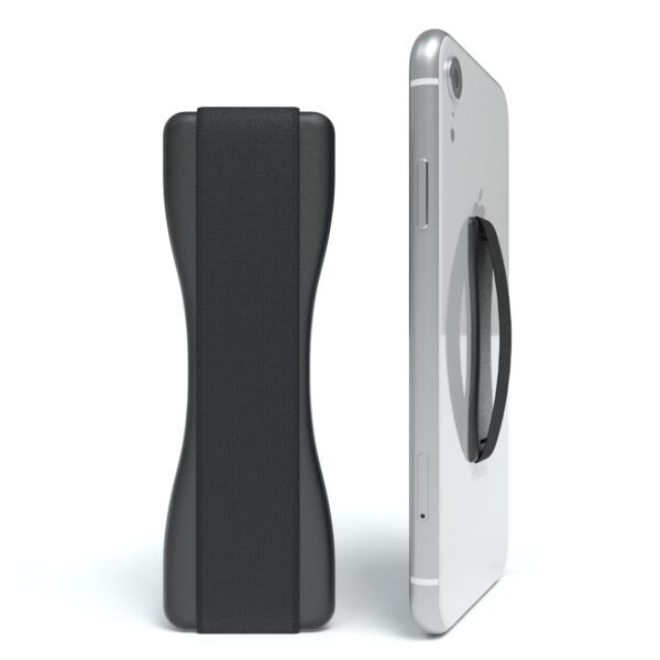 The EAZY CASE Mobile Phone Finger Holder with Rubber Band is a practical accessory designed to enhance your grip and stability while using your smartphone.