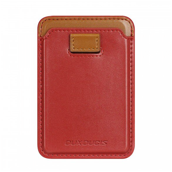 The Dux Ducis Magnetic Leather Wallet with RFID blocker is a premium, stylish accessory designed to enhance the functionality of your MagSafe-enabled iPhone (iPhone 12 and newer).