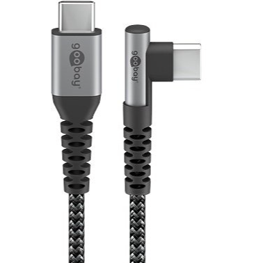 The Goobay USB-C™ to USB-A Textile Cable offers a sleek, durable, and practical solution for charging and data transfer.