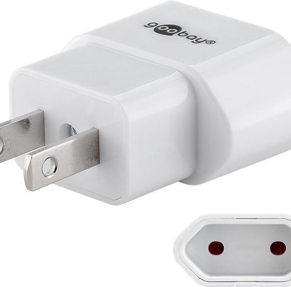 The Goobay 2989514 Power Adapter is designed specifically for use in the US and Japan.