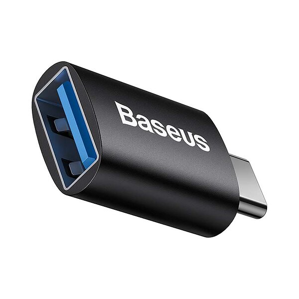The Baseus ZJJQ000001 Ingenuity USB-C to USB-A Adapter is a sleek and compact adapter that allows you to connect USB-A peripherals such as flash drives, keyboards, or mice to USB-C devices.