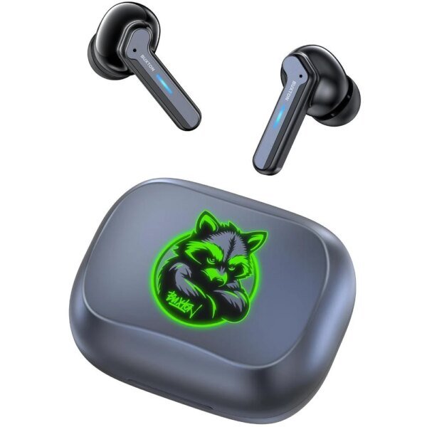 The Buxton BTW 8200 Raccoon TWS (True Wireless Stereo) earbuds with Active Noise Cancelling (ANC) offer an immersive listening experience with superior sound quality.