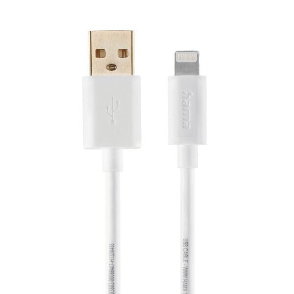 The HAMA Charging Cable (1.5 m) is a high-quality USB-A to Lightning cable, designed for smartphones and tablets.