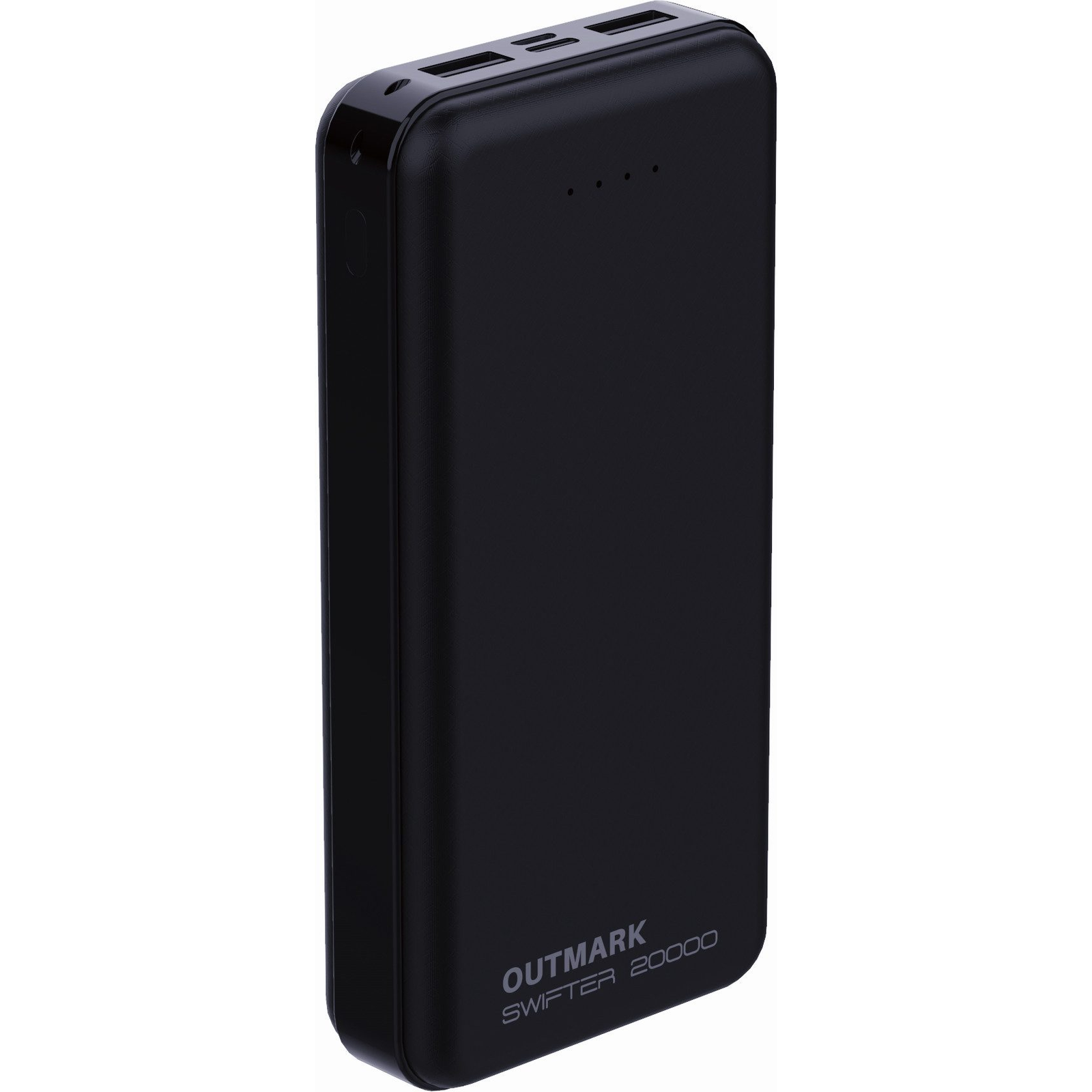 SWIFTER 20,000 Powerbank 1 The OUTMARK SWIFTER 20,000 Powerbank is a high-capacity portable charger designed for users who need reliable power for their devices on the go.