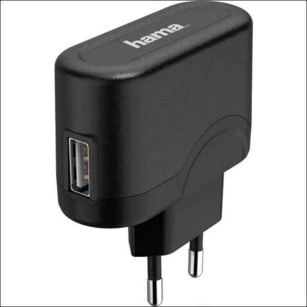 The HAMA Power Supply USB Connection Universal Charger is a reliable and compact charger designed to provide steady power to a wide range of USB-powered devices.