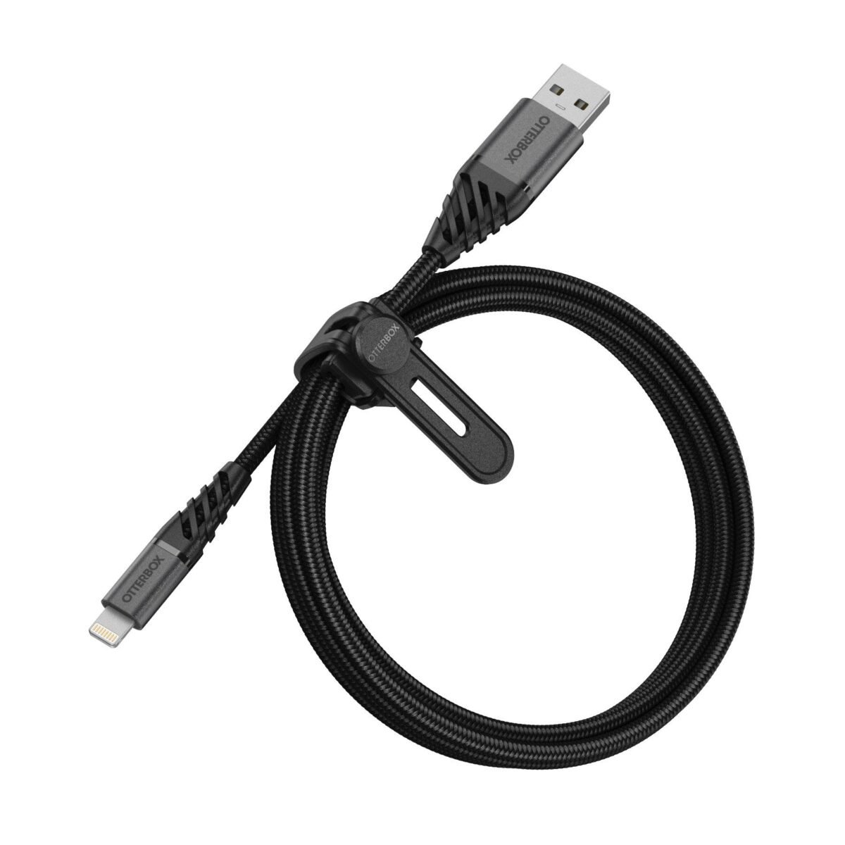 The OTTERBOX Premium USB A-Lightning Cable (1M) is designed for fast charging and data transfer for your Apple devices.