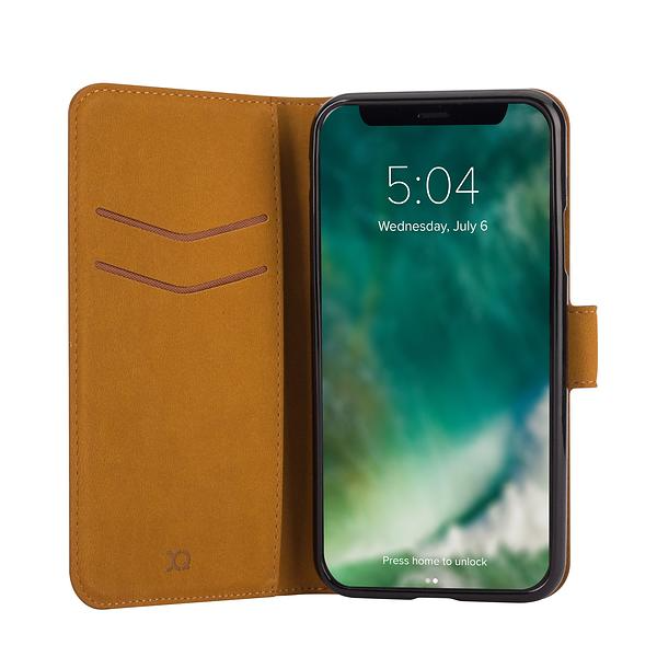 The Xqisit Slim Wallet Case for iPhone X/XS is a sleek and functional accessory designed to protect your iPhone while providing a minimalist wallet solution.