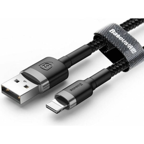 The Baseus USB-A to Lightning Cable (1m) is designed for fast and efficient charging and data transfer for Apple devices.