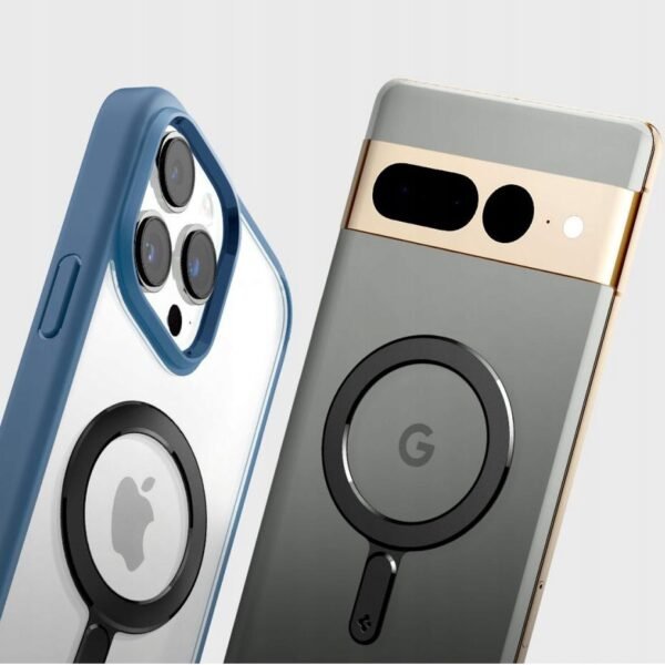 The Spigen MagSafe Holder Ring is a versatile accessory designed to enhance the functionality of your smartphone while maintaining a sleek and stylish appearance.