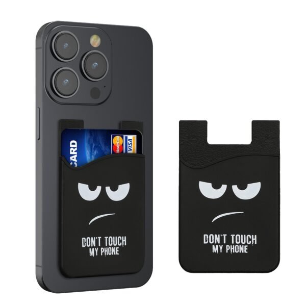 The KWMOBILE 2x Stick-on Card Holder is a sleek and practical solution for carrying your essential credit cards or IDs with your smartphone.