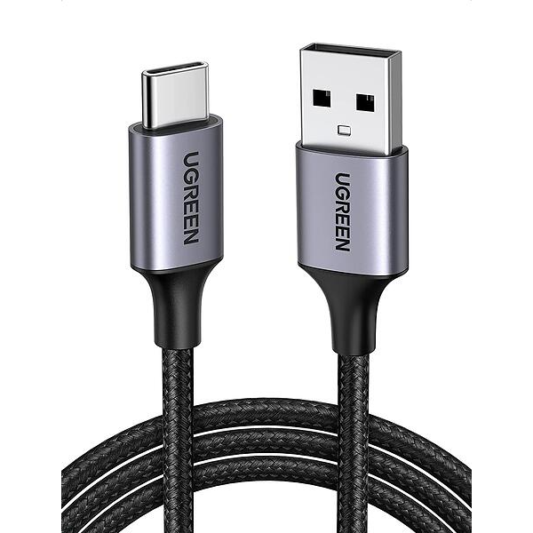 The Ugreen USB-A to USB-C 2.0 Cable (1m) offers reliable connectivity for charging and data transfer between USB-A and USB-C devices.