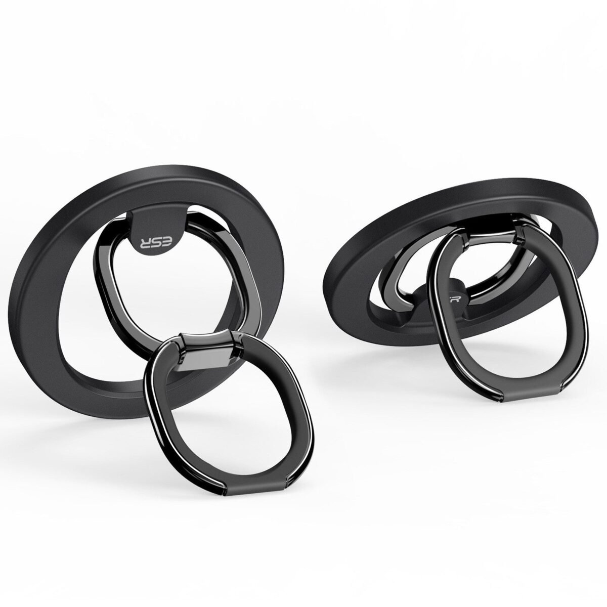 The ESR HaloLock Ring Stand Cell Phone Holder is a versatile and sleek accessory designed to offer both enhanced phone grip and convenient stand functionality.