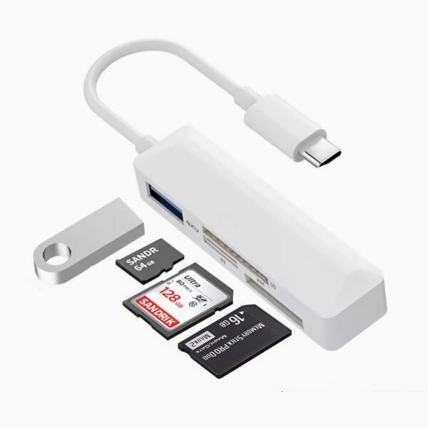 The BOLWINS Memory Card Reader M47 is a versatile card reader adapter that allows you to read and transfer data from SD, MicroSD/TF, and MS memory cards.