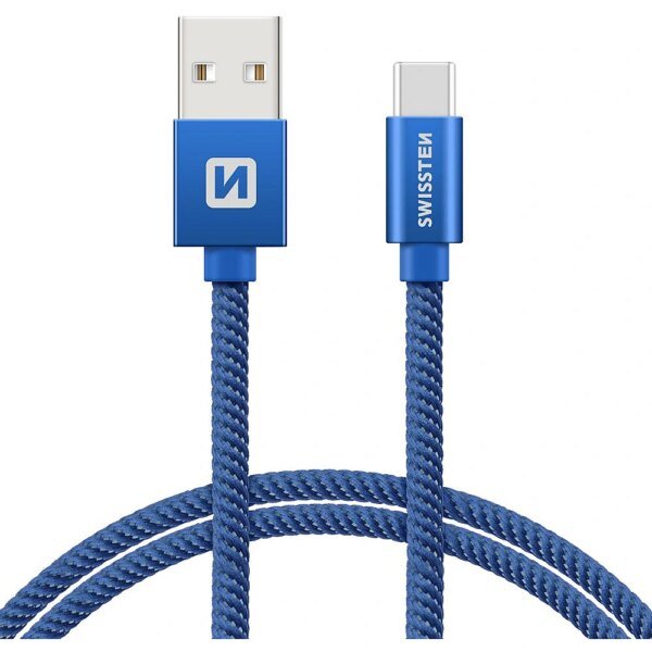 The SWISSTEN Textile USB-C data cable is a compact and durable option for charging and data transfer.
