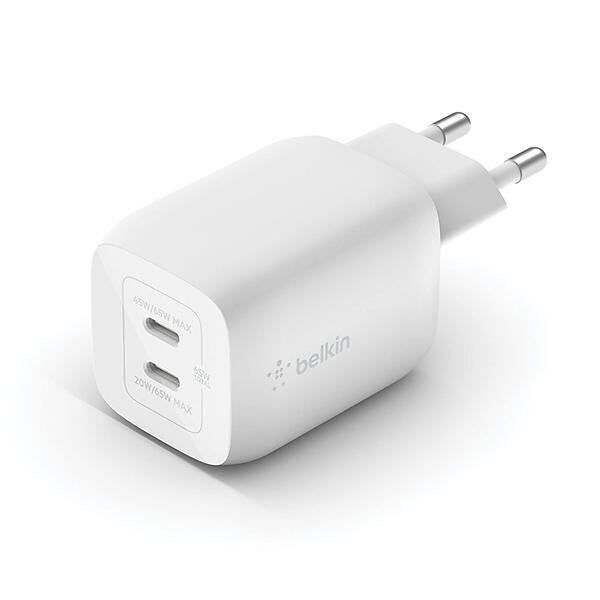 The Belkin Wall Charger Boost Charge Pro 65W (WCH013vf) is a high-performance charger designed for fast and efficient charging.