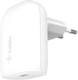 The Belkin Wall Charger Boost Charge 30W (WCA005vfWH) is a sleek and efficient charging solution designed for quick and reliable power delivery.