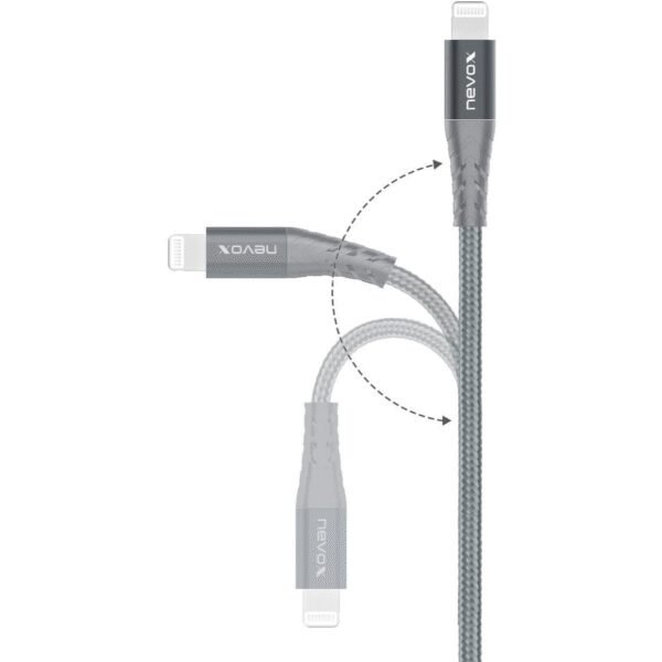 The NEVOX NEV1884 smartphone cable is designed for efficient charging and data transfer for a range of devices.