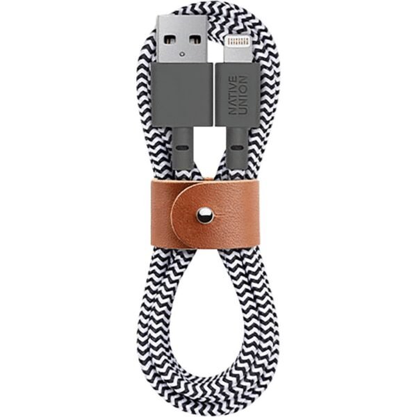 The NATIVE UNION Belt Cable USB-C to Lightning (3m) combines premium quality with functionality.