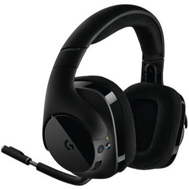 The Logitech G533 Wireless 7.1 Surround Gaming Headset is designed for immersive gaming audio and clear communication.