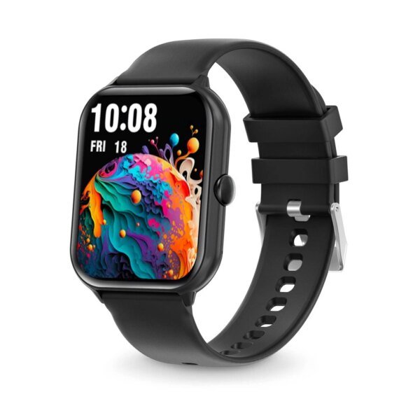 The ALIGATOR Watch GO in black is a practical and budget-friendly smartwatch designed for everyday use.