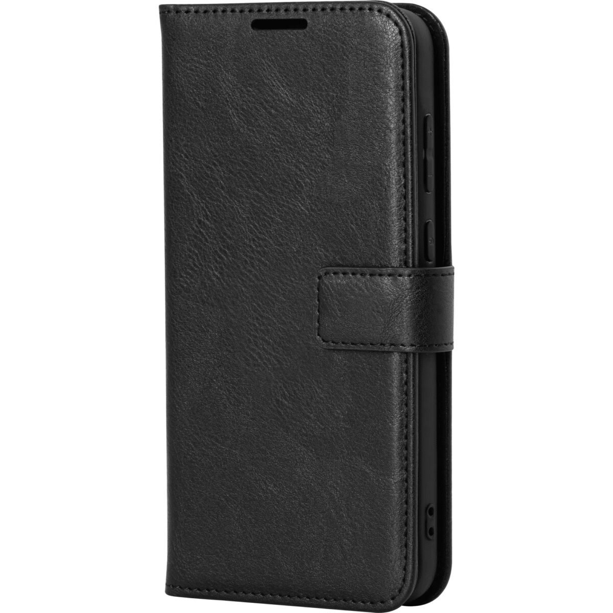 The AlzaGuard Book Flip Case for Samsung Galaxy A35 5G combines durability and style in a sleek black design.