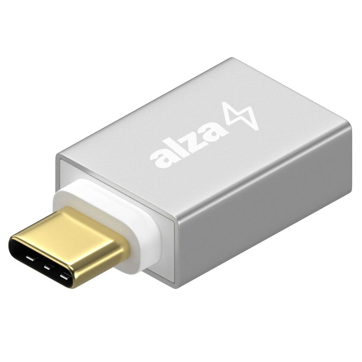 The AlzaPower USB-C (M) to USB-A (F) 3.2 Gen 1 OTG cable allows seamless connection between USB-C devices (such as smartphones, tablets, and laptops) and USB-A peripherals like flash drives, keyboards, and mice.