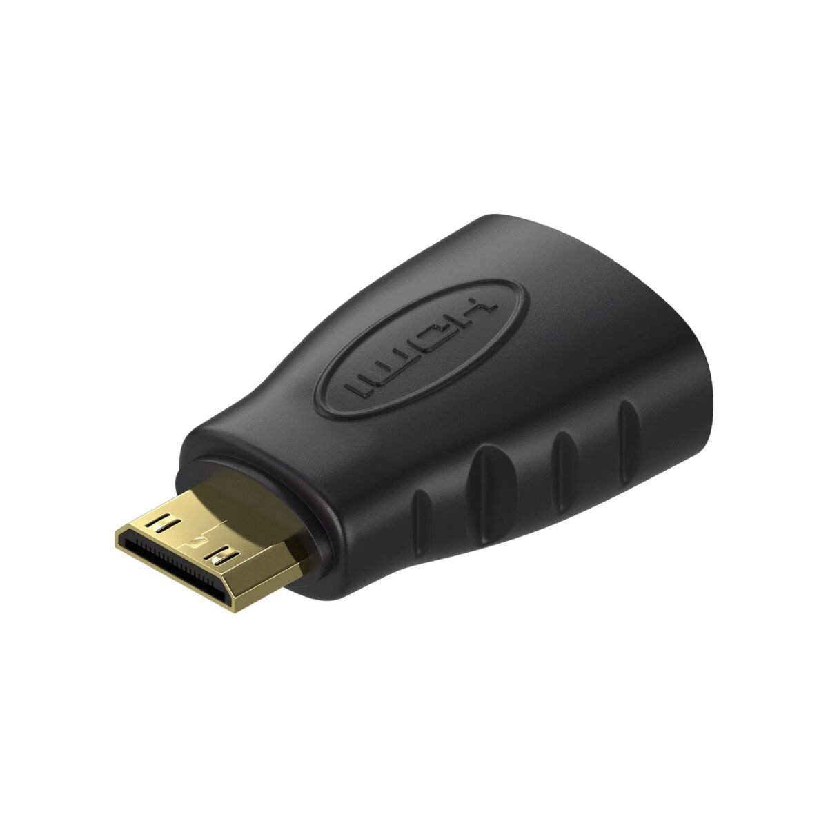 The AlzaPower Mini HDMI-C (M) to HDMI (F) adapter allows you to connect devices with a mini HDMI (C) output, such as certain tablets, cameras, or laptops, to HDMI-equipped displays (TVs, monitors, projectors).