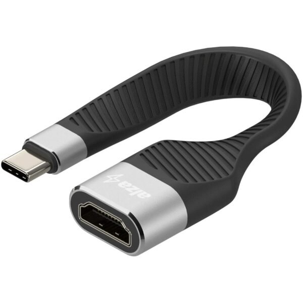 The AlzaPower FlexCore USB-C 3.2 Gen 2 (M) to HDMI (F) adapter allows you to connect a USB-C enabled device, such as a laptop, tablet, or smartphone, to an HDMI-equipped display.