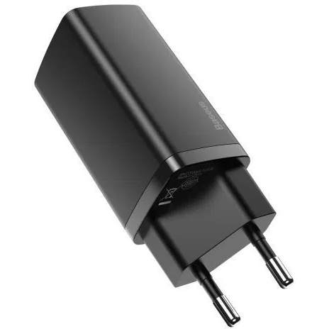 The Baseus GaN2 Lite Quick Charger USB + USB-C 65W is a compact and powerful charger that utilizes Gallium Nitride (GaN) technology for efficient power delivery.