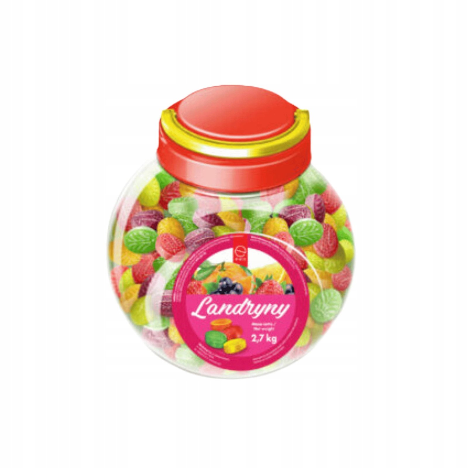 Cukierki LANDYRNY Owocowe Luz 2 7 Kg w Tubie EWA