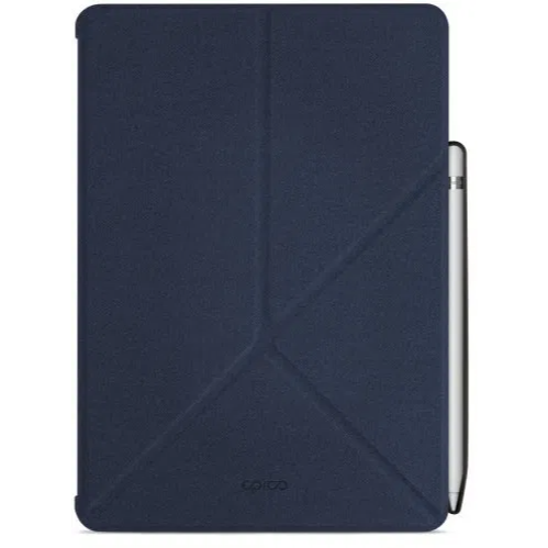 The Epico Pro Flip Case for iPad Air (2019) in blue offers reliable protection with a sleek and professional design.