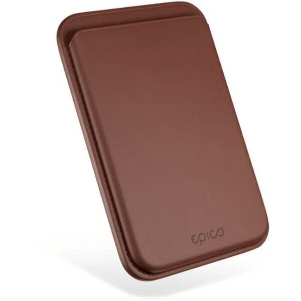 The Epico Mag+ Leather Wallet in brown combines classic elegance with modern functionality.