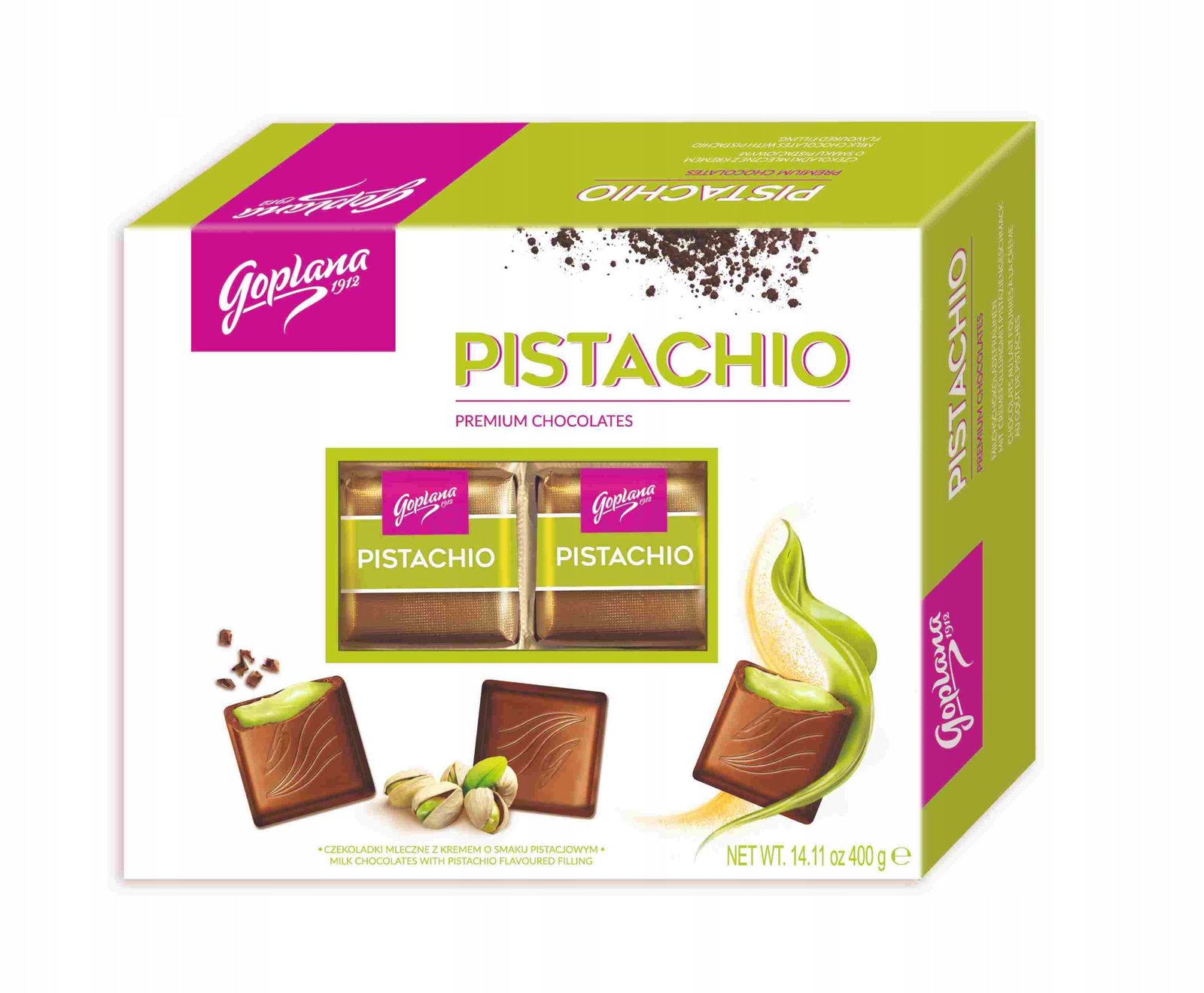 Goplana Bombonierka Pistachio 400g