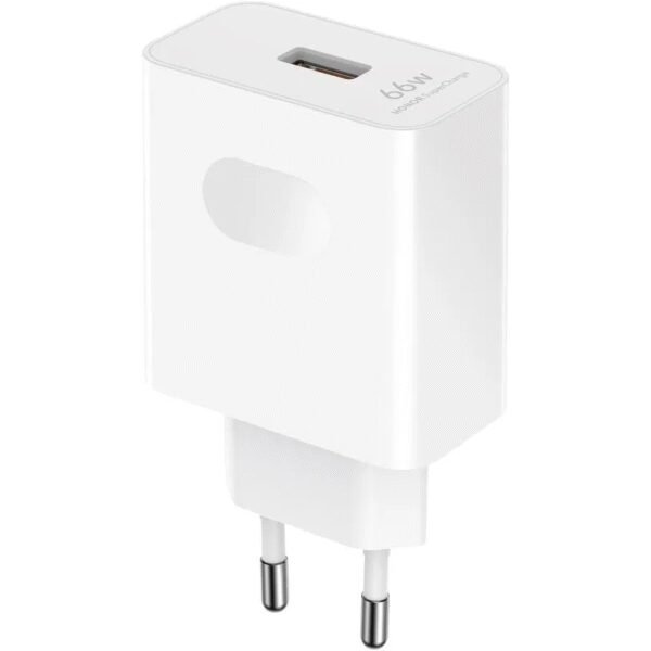 The Honor SuperCharge Power Adapter (Max 66W) EU is a fast-charging adapter that supports up to 66W of power delivery, making it ideal for rapidly charging Honor smartphones and other USB-C compatible devices.