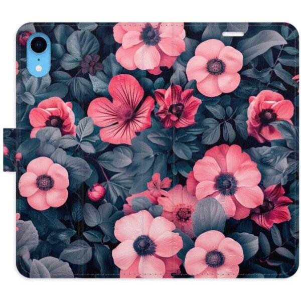 The iSaprio Flip Case Blossom Harmony for iPhone XR offers stylish protection with a vibrant floral design.