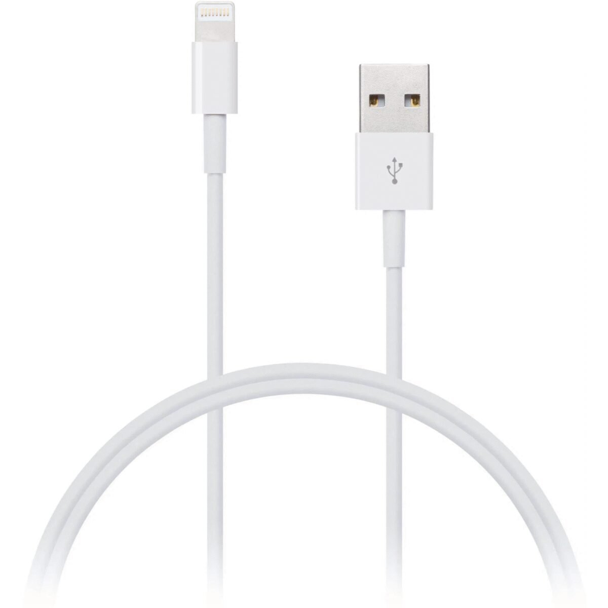 The CONNECT IT Wirez Lightning Apple 1m white cable offers a simple and effective solution for charging and syncing Apple devices.