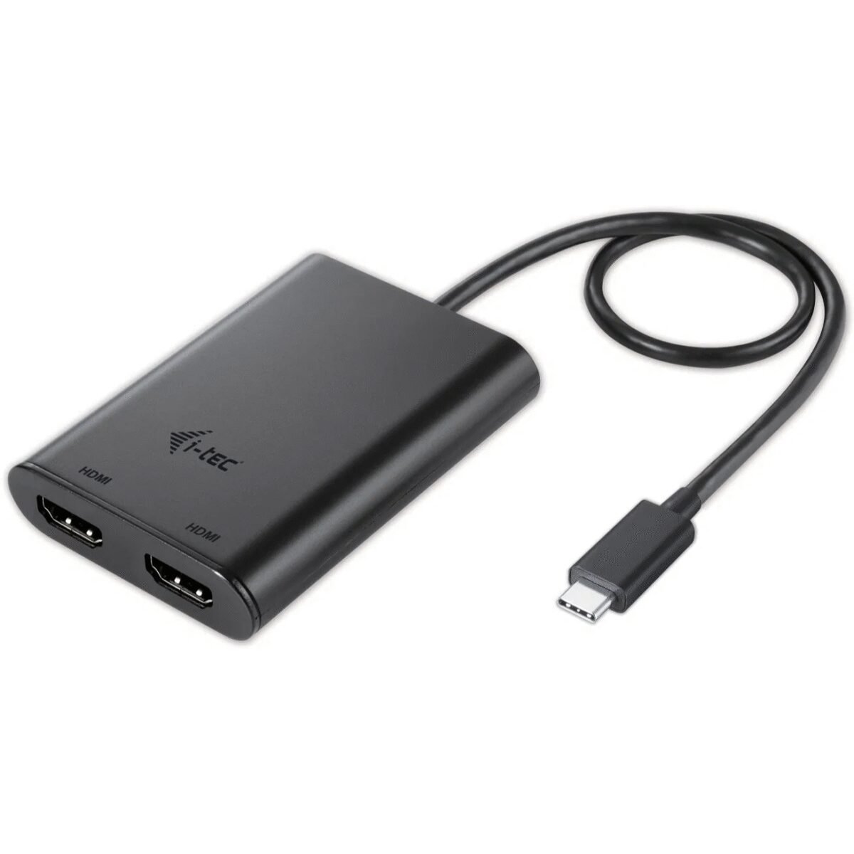 The I-TEC USB-C Dual HDMI adapter allows you to connect a USB-C enabled device (such as a laptop or tablet) to two HDMI displays simultaneously, supporting dual 4K resolution output for high-quality video and audio.