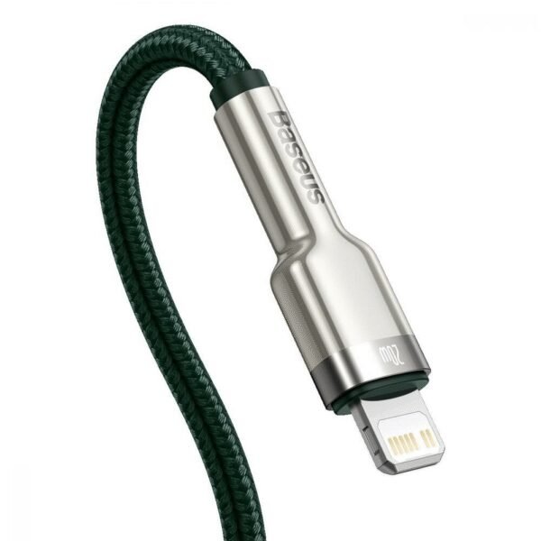 The Baseus CATLJK-A06 USB-C (M) to Lightning (M) Cable (1m) offers a reliable and efficient solution for charging and data transfer for Apple devices.