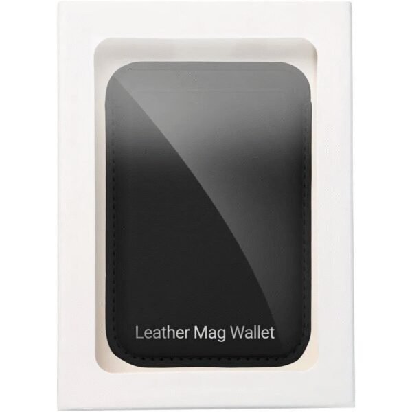 The C4M PU Wallet in black is a sleek, stylish, and functional accessory designed for MagSafe-enabled iPhones.