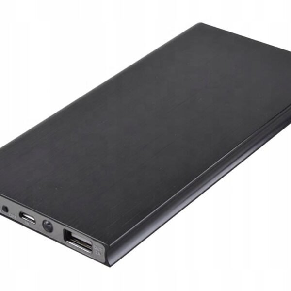 The Aptel 20000mAh Powerbank in black is a reliable and high-capacity portable charger designed to meet your on-the-go power needs.