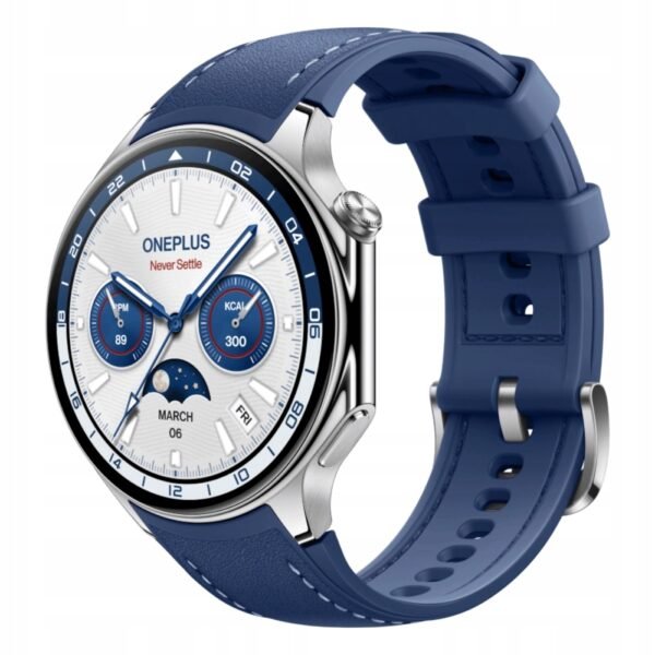 The OnePlus Watch 2 in Nordic Blue is a stylish and feature-packed smartwatch that combines performance and elegance.