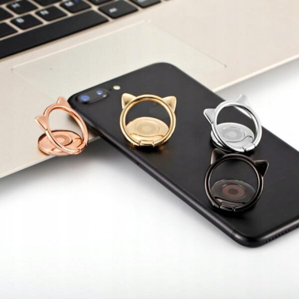 The Djcom Finger Holder in Gray is a sleek and practical phone accessory designed to improve your grip and make using your phone more convenient.
