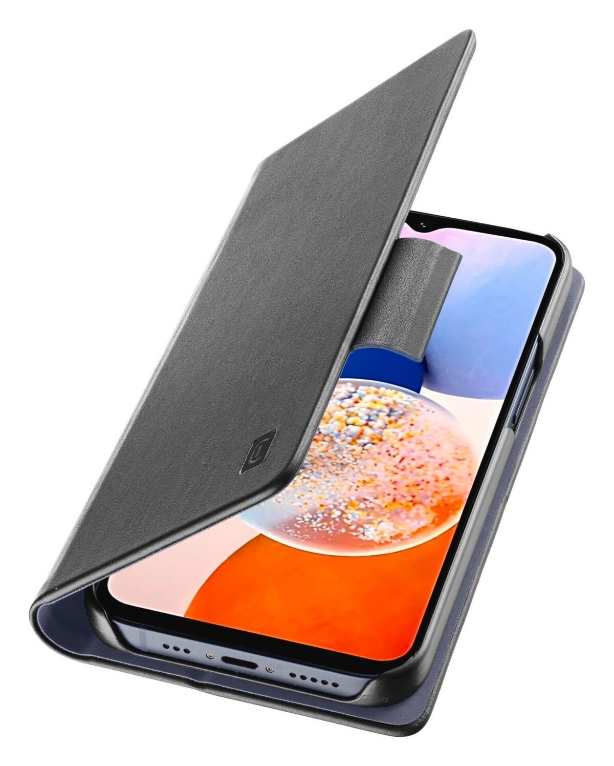 The CELLULARLINE Flip Book Case for Samsung Galaxy A15 5G combines sophisticated style and durable protection.