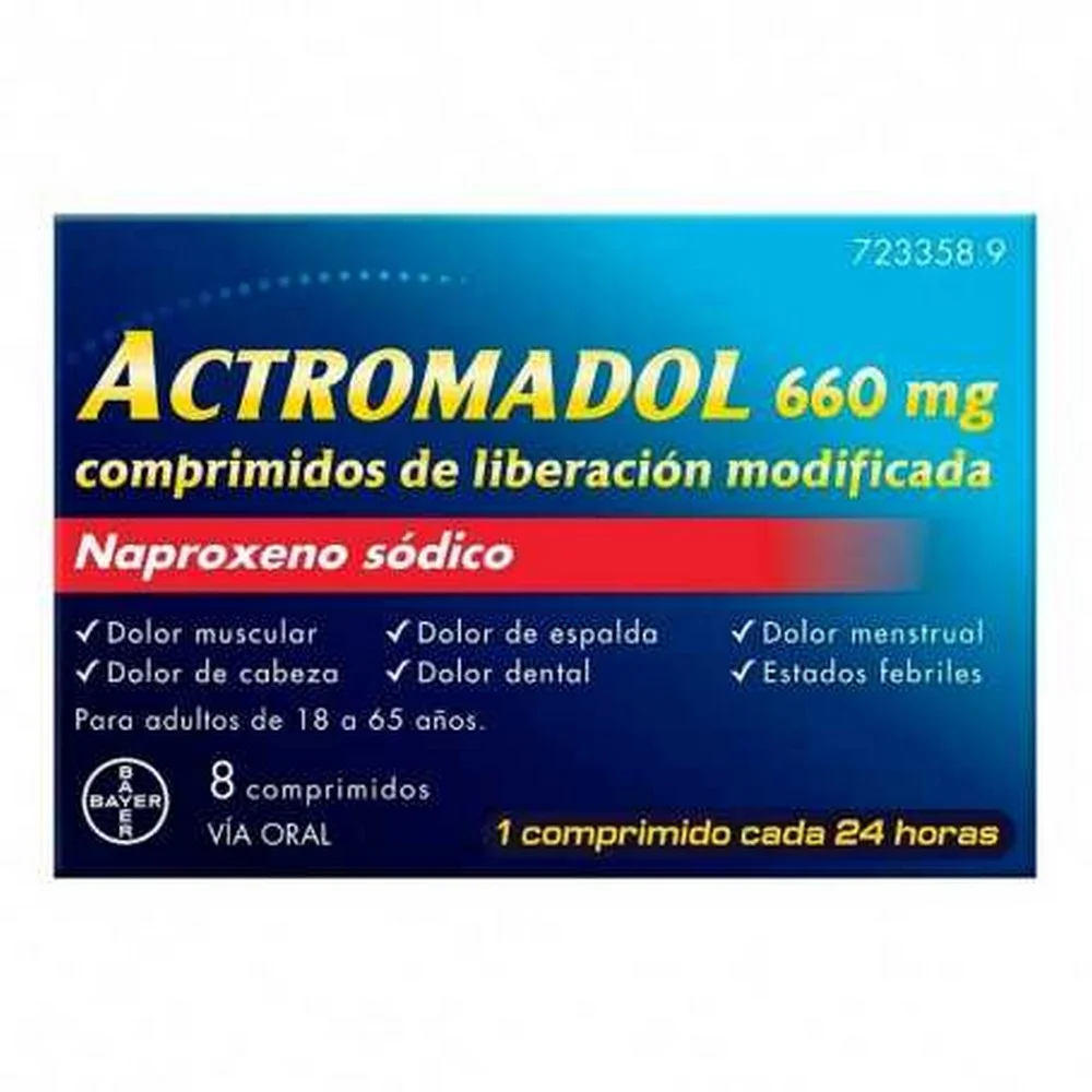 actromadol 660 mg 8 modified release tablets