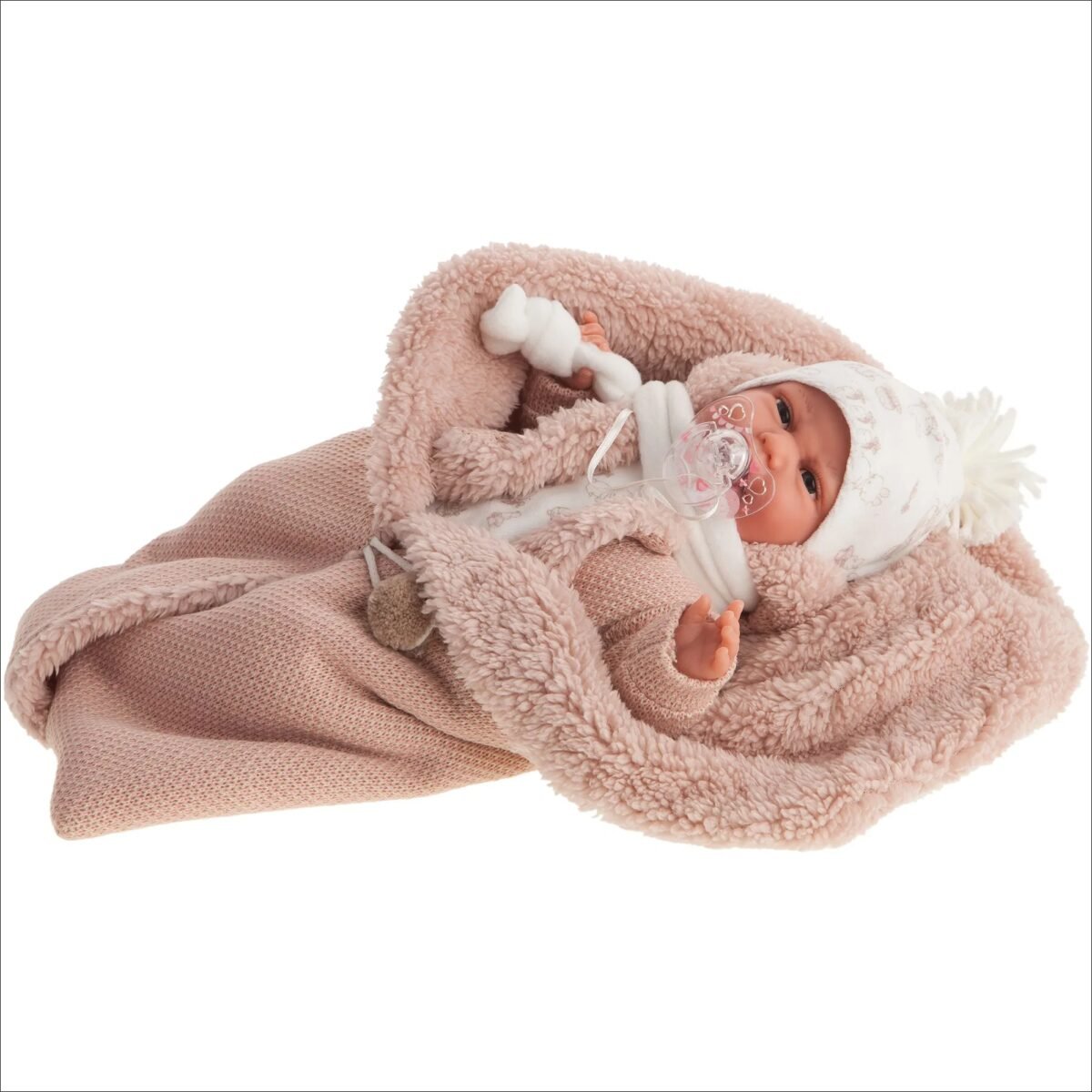 Doll - suitable girls, suitable from 3 years, doll height: 34cm, material: plastic, makes sounds, talks