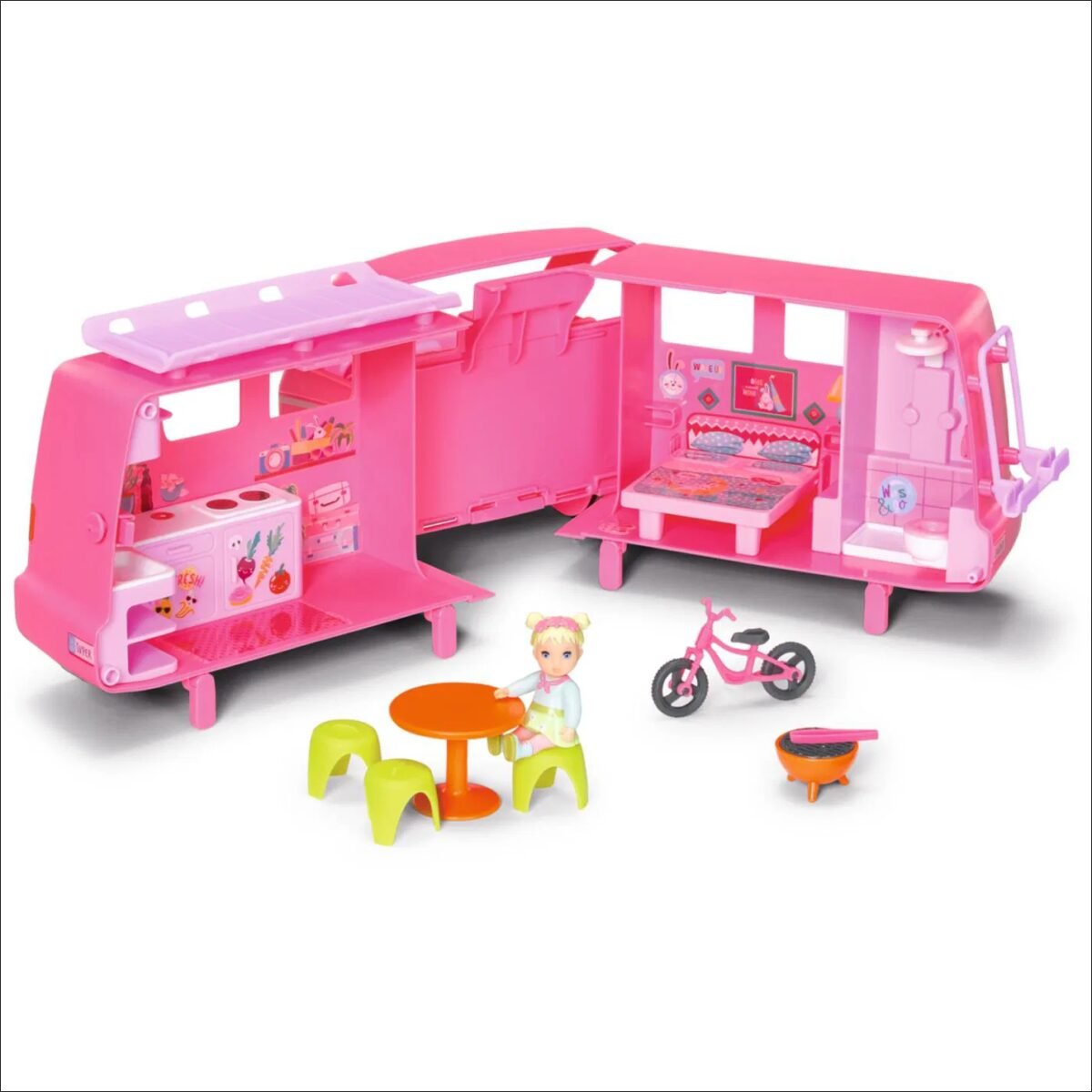 Doll - suitable girls, suitable from 3 years, doll height: 7cm, material: plastic, bends hands and legs