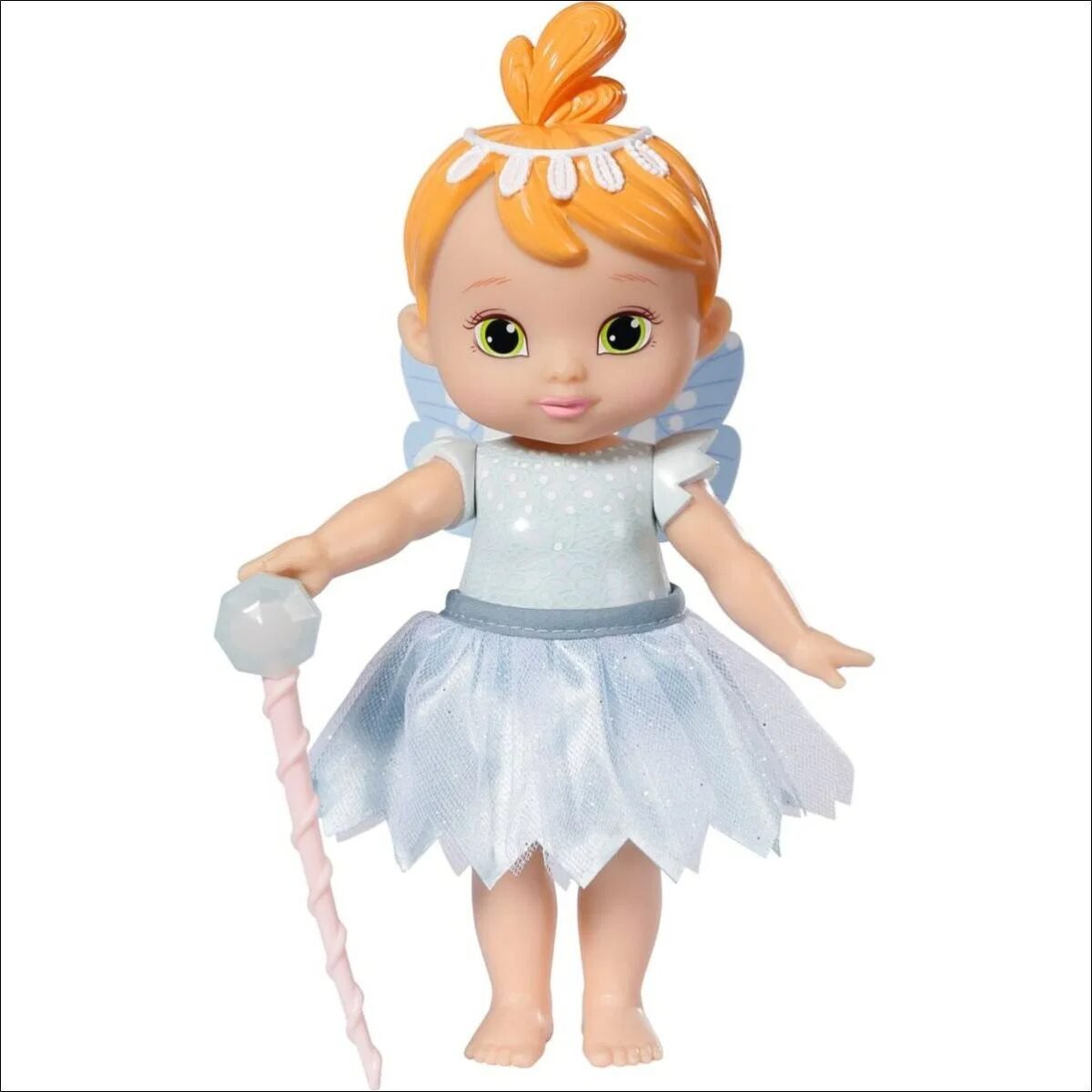 Doll - suitable girls, suitable from 3 years, doll height: 18cm, material: plastic, bends hands and legs, lights up, flapping wings
