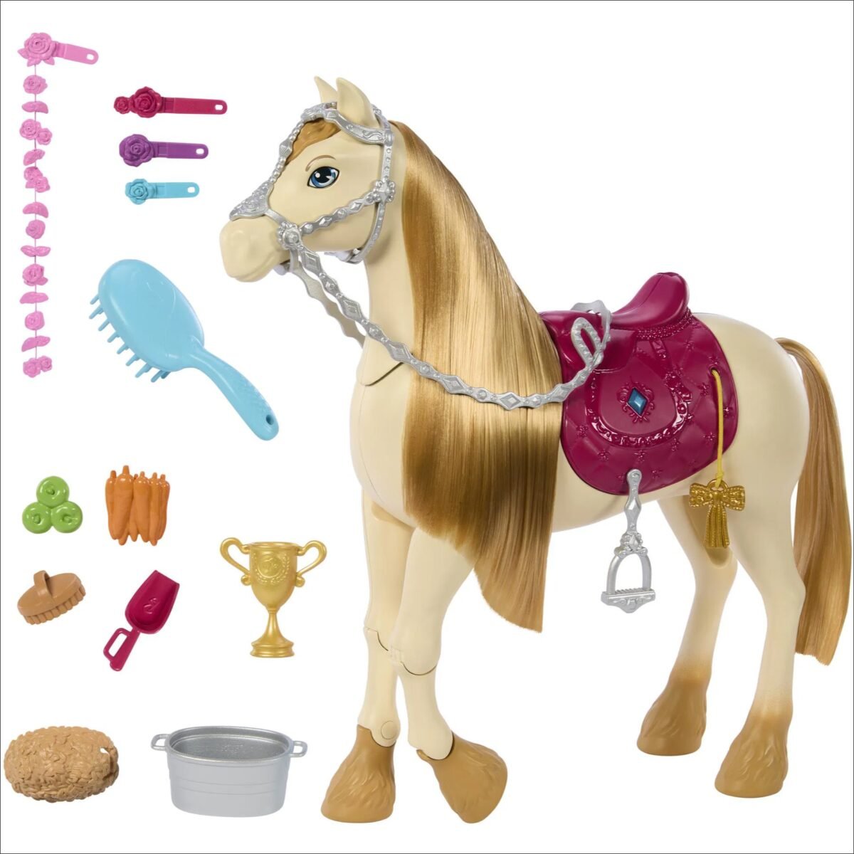 Figure - motif: Barbie, material: plastic, with a moving head, with moving limbs and with sound, from 3 years