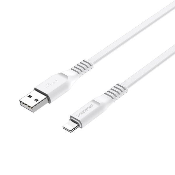 The USB-A 2.0 to Lightning MFi charging/data cable (1m, white) is designed for reliable and fast charging, as well as data transfer, for Apple devices such as iPhone 5 and newer models.